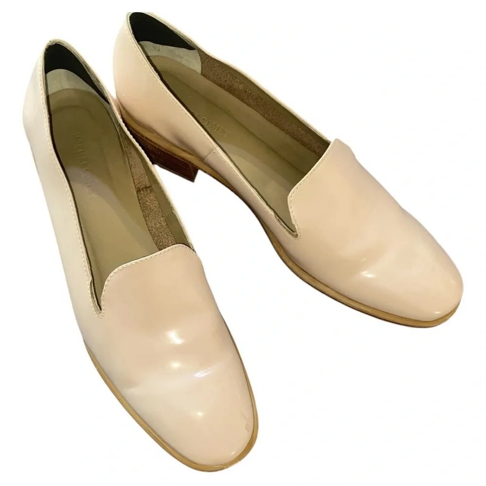 Rachel Comey Patent Leather Beige Flats - Picture 1 of 7